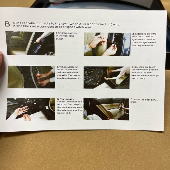 Car door warning light - Picture 7 of 7